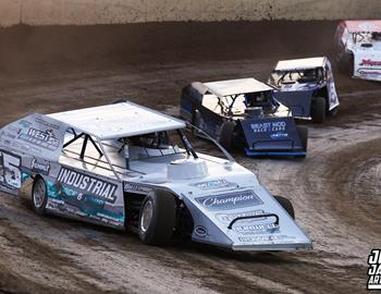 Tri-City Speedway (Granite City, IL) – Midwest Auto Racing Series (MARS) Modified Championship – May 23, 2025. (Josh James Artwork photo)