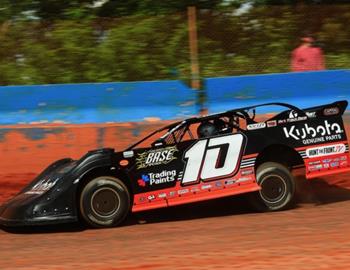 Joseph Joiner set fast time and led all 40 laps of the Mike Duvall Memorial at Cherokee Speedway (Gaffney, S.C.) on Sunday, May 4 to collect the $10,000 victory aboard his No. 10 Capital Race Car.