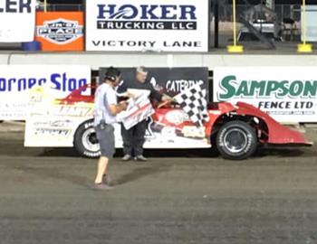 Andy Nezworski of Buffalo, Iowa won the IMCA Late Model weekly points championship at the Bullring @ RICo Fairgrounds in East Moline, Ill.