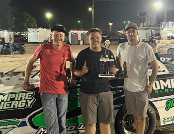 Victory Lane at Federated Auto Parts Raceway at I-55 on June 10.