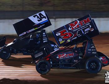 I-75 Raceway (Sweetwater, TN) – United Sprint Car Series – November 1st-2nd, 2024. (Josh James Artwork)