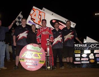 Jason Johnson and company enjoy victory lane