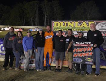 Matt Tifft wins at Hummingbird Speedway (Reynoldsville, PA) on May 10, 2025.