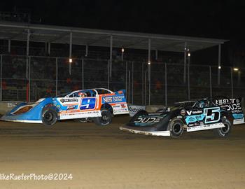 Maquoketa Speedway (Maquoketa, IA) – World of Outlaws Case Late Model Series – Hawkeye 100 – August 16th-17th, 2024. (Mike Ruefer photo)