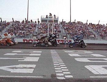 A packed house at Dodge City Raceway Park