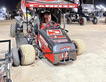 Zander LaRose wins the LO206 Restricted Box Stock track championship at Doe Run Raceway (Doe Run, MO) on October 4, 2024.