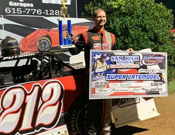Josh Putnam raced to his fifth win of 2022 on Saturday night with a $3,000 triumph at Tennessee’s Duck River Raceway Park.