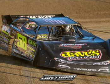 Volusia Speedway Park (Barberville, FL) - World of Outlaws Morton Buildings Late Model Series - DIRTcar Sunshine Nationals - January 14th-16th, 2021. (Rich LaBrier photo)