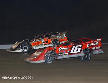 Davenport Speedway (Davenport, IA) – Lucas Oil Midwest Late Model Racing Association – Corn State Nationals – September 13th-14th, 2024. (Mike Ruefer Photo)