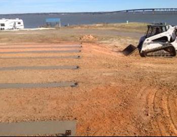 Pad with Trenched RUnners