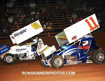 Travis Knighton (61) and Tommy Jones (11)