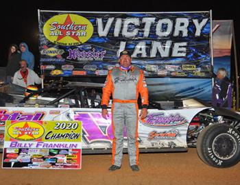 Billy Franklin was crowned the 2020 Southern All Star Racing Series Champion during Saturday night’s finale at Smoky Mountain Speedway in Maryville, Tenn. 