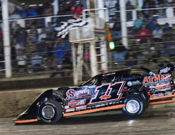 Josh Rice won at Brownstown Speedway during the Northern Allstars Late Model Series / Hoosier Dirt Classic on May 31st.