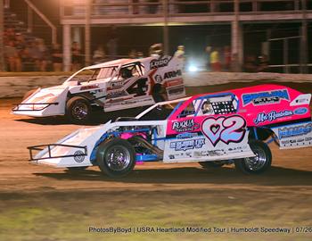 Humboldt Speedway (Humboldt, KS) – USRA Heartland Modified Tour (HMT) – July 26, 2024. (Todd Boyd photo)