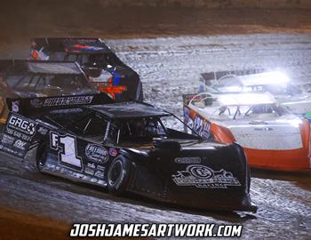 Clarksville Speedway (Clarksville, TN) – DIRTcar Supers – Tuckassee Toilet Bowl Classic – March 29th-30th, 2024. (Josh James Artwork)