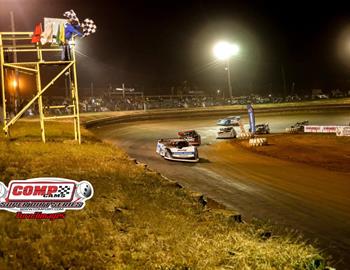 Super Bee Speedway (Chatham, LA) – COMP Cams Super Dirt Series – Spooky 50 – October 19, 2024. (Turn 3 images photo)