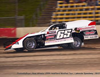 Lakeside Speedway (Kansas City, KS) – USRA Heartland Modified Tour – June 7, 2024. (Todd Boyd photo)