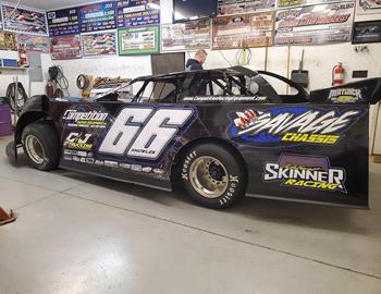Competition Racing Equipment/Savage Chassis No. 66 house car that Jake will pilot to open 2021 season.