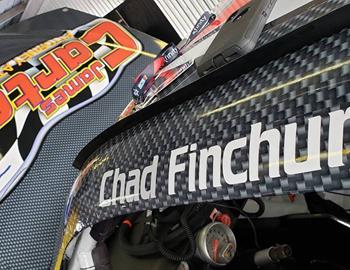 Chad Finchum at Talladega Superspeedway in April 201