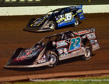 Lucas Oil Speedway (Wheatland, MO) – Lucas Oil Late Model Dirt Series – May 25th-27th, 2023. (Todd Boyd photo)