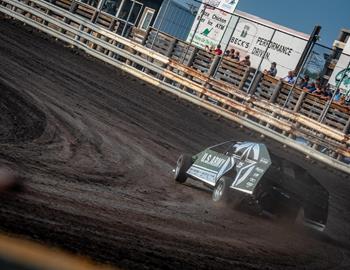 Cody Thompson on track during the 2024 Hunting for Heroes Salute to Veterans tour.