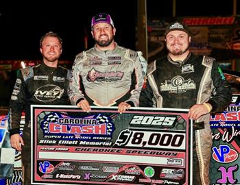 Cherokee Speedway (Gaffney, SC) – Carolina Clash Super Late Model Series – Stick Elliot Memorial – September 20th, 2025. (ZSK Photography)