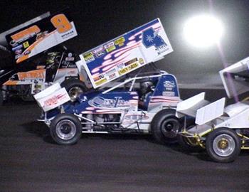 Feature action at Cowtown