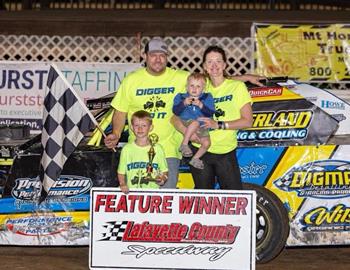 Wes Digman wins at Lafayette County Speedway on June 15