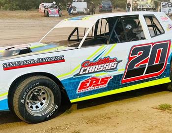 Rodney Sanders competes in a USRA Stock Car at Mississippi Thunder Speedway (Fountain City, WI) on September 15, 2023.