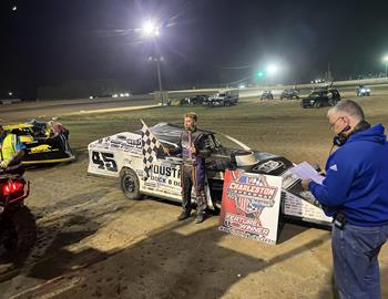 Chase Holland wins at Charleston Speedway (Charleston, IL) on May 10, 2024.