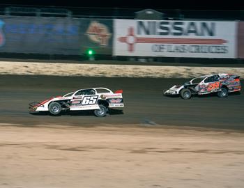 Carlos Ahumada Jr. competes at Vado Speedway Park (Vado, NM) on May 11, 2024.