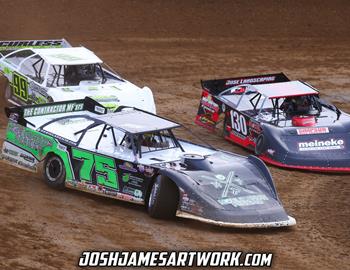 Peoria Speedway (Peoria, IL) – MARS Late Model Championship – Garry Swibold Memorial – April 27th, 2024. (Josh James Artwork)