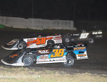 Adams County Speedway (Harlan, IA) – Malvern Bank Series – Pumpkin Dash – October 4th-5th, 2024. (Mike Ruefer photo)