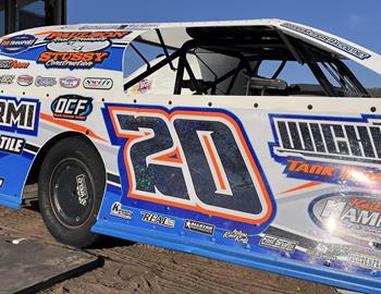 Rodney Sanders competes at Mississippi Thunder Speedway (Fountain City, WI) on April 25, 2024. (RacinDirt.com photo)