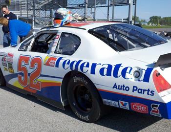 Ken Schrader prepares to practice at Toledo Speedway (Ohio) for the ARCA event in May 2014. (ARCARacing.com Photo)
