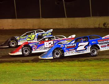 Tri-City Speedway (Granite City, IL) – Lucas Oil Late Model Dirt Series – July 15th, 2022. (Todd Boyd photo)