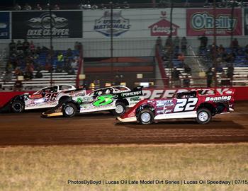 Lucas Oil Speedway (Wheatland, MO) – Lucas Oil Late Model Dirt Series – Diamond Nationals – July 15th, 2023. (Todd Boyd photo)