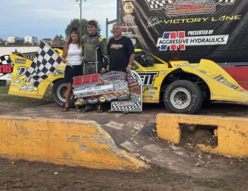 Sammy Mars wins at Cedar Lake Speedway on August 3