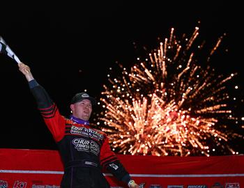 Bobby Pierce earned $20,000 in May 6s FloRacing Night in America presented by Kubota opener at La Salle (Ill.) Speedway.