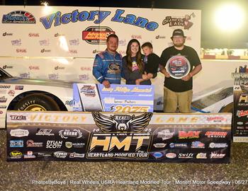 Monett Motor Speedway (Monett, MO) – USRA Heartland Modified Tour (HMT) – Larry Phillips Memorial – June 27-28, 2025. (Todd Boyd photo)