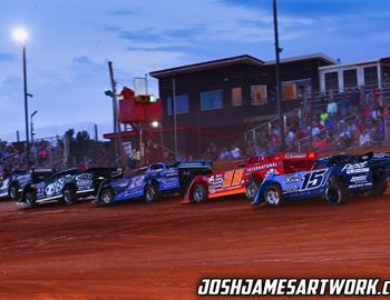 Clarksville Speedway (Clarksville, TN) – DIRTcar Summer Nationals – July 2nd, 2022. (Josh James Artwork)