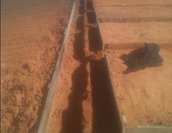 Manufactured or Modular Home Foundation with All Runners Reinforced with Rebar