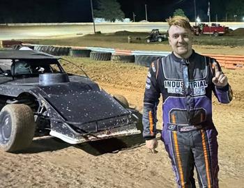 Chase Holland wins at Hattiesburg Speedway (Hattiesburg, MS) on June 21, 2024.