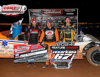 Texarkana 67 Speedway (Texarkana, AR) – COMP Cams Super Dirt Series – First Responders Night – October 18, 2024. (Turn 3 images photo)