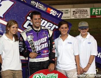 Brian Brown in JMS victory lane