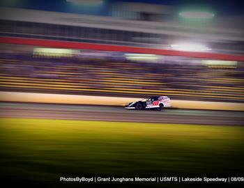 Lakeside Speedway (Kansas City, KS) – United States Modified Touring Series – Grant Junghans Memorial – August 8th-9th, 2024. (Todd Boyd photo)