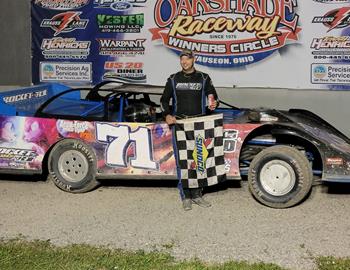 Rusty Smith wins at Oakshade Raceway on July 27 in his 1st career Super Late Model win