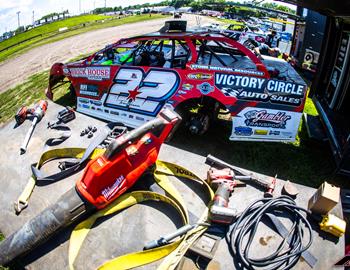 Shelby County Speedway (Harlan, IA) – Lucas Oil Late Model Dirt Series – Kosiski Family 53 – July 15th, 2025. (Heath Lawson Photo)