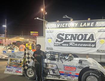 Matt Dooley wins at Senoia Raceway on May 4.