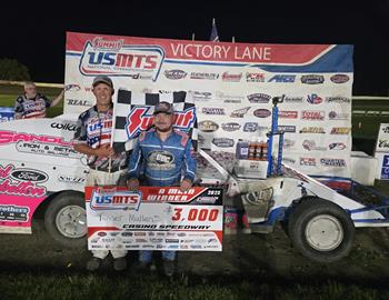 Casino Speedway (Watertown, SD) – United States Modified Touring Series (USMTS) – 14th Annual Summersota Nationals – June 17, 2025. (Casino Speedway photo)